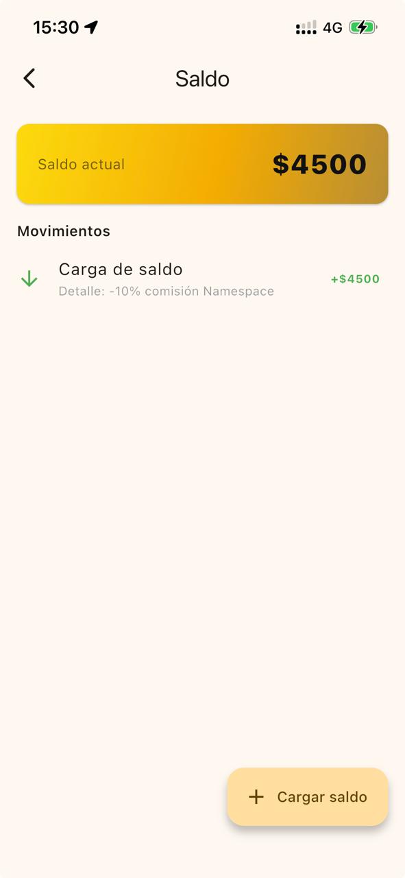 secancela — saldo y movimientos